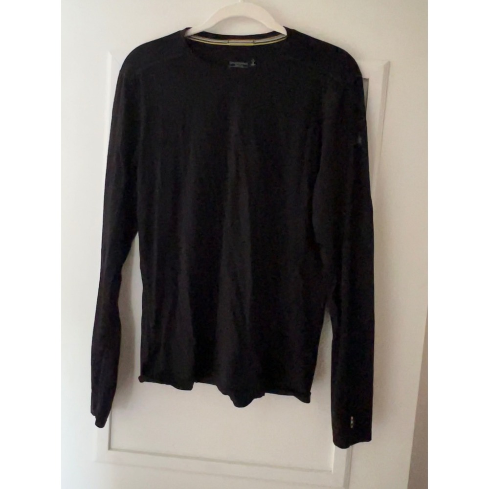 Smartwool Merino 150 Mens Long Sleeve Base Layer Shirt Black Size M